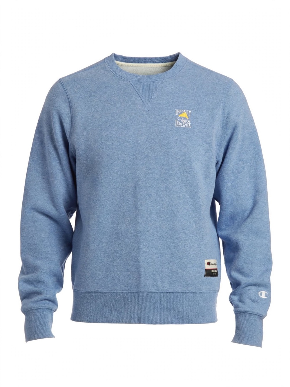 Champion Men's Salty Dog Light Blue Crewneck Sweatshirt
